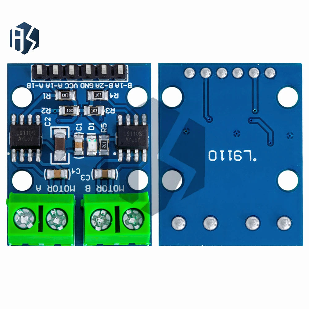 L9110S H-bridge Motor Driver Module Dual DC Stepper Controller Board Zpaxo