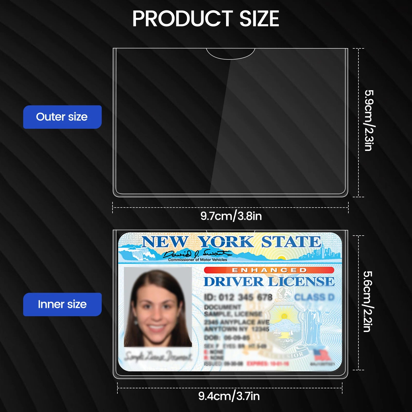 Ultra-Clear 20Mil PVC Card Sleeve – ID, Credit & EHIC Holder