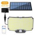 Solar 234 LED Wall Light – Motion Sensor, Remote, IP65 Solar Wall Light Zpaxo 234 LED
