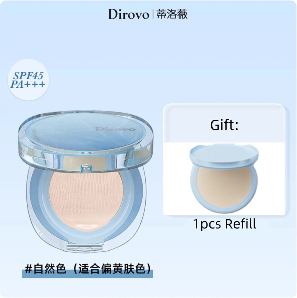 DIROVO Moistorizing Flawless Sunscreen Cushion X 2 Light Thin Fit Zpaxo Natural 12g X2