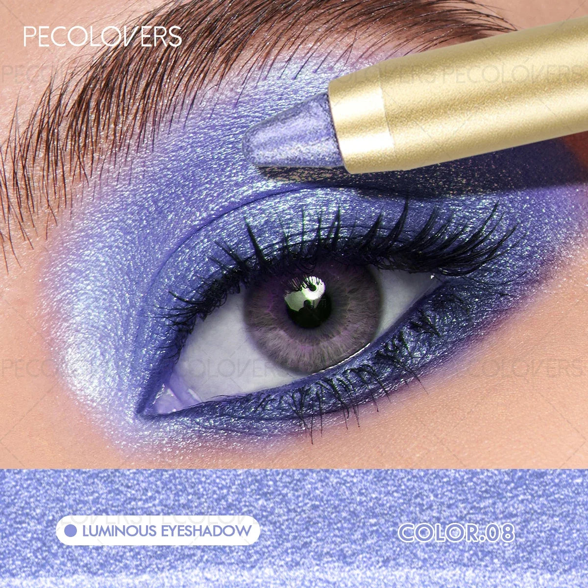 1PC Long-Lasting Green Eyeshadow Pencil - Shimmer, Smudge-Proof Eyeliner & Highlighter Stick - Creamy Glide-On Formula Zpaxo 08