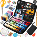 Sewing Kit Complete Set with Threads Needles Scissors Tape Measure Buttons and More for DIY Handcraft Projects Home and Travel Zpaxo 205 pcs