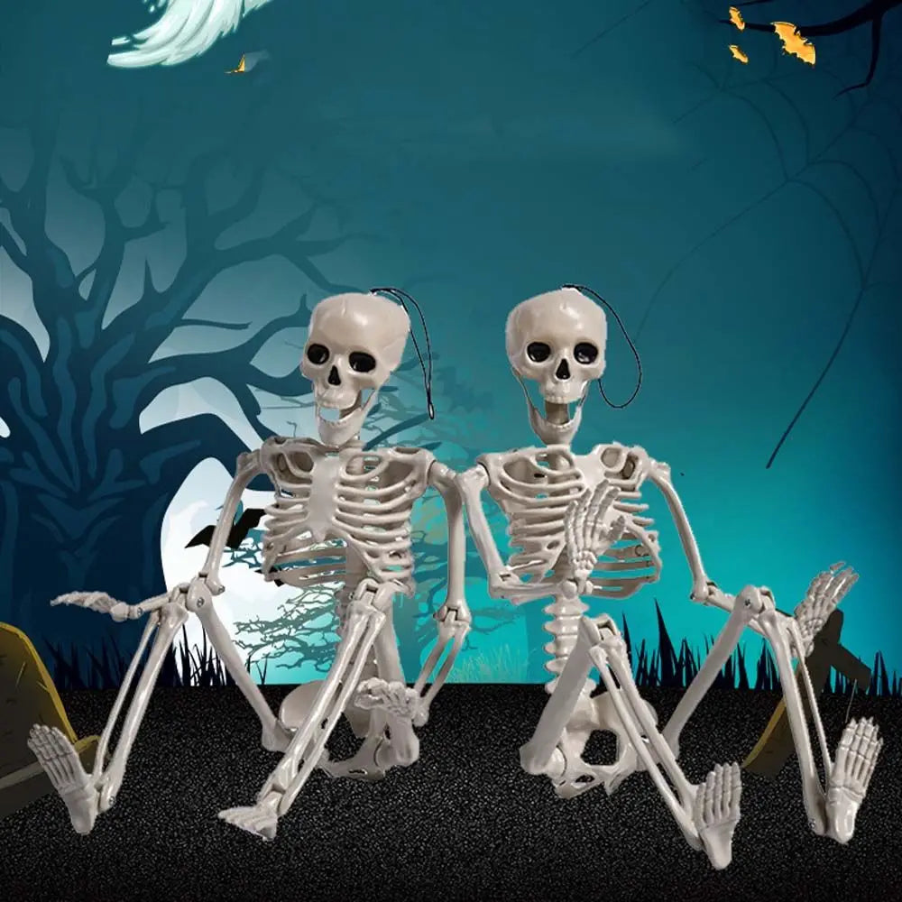 40cm Ornaments Car interior accessories Biology teaching Human Bones Halloween props Car Rearview mirror pendant Skeleton model Zpaxo