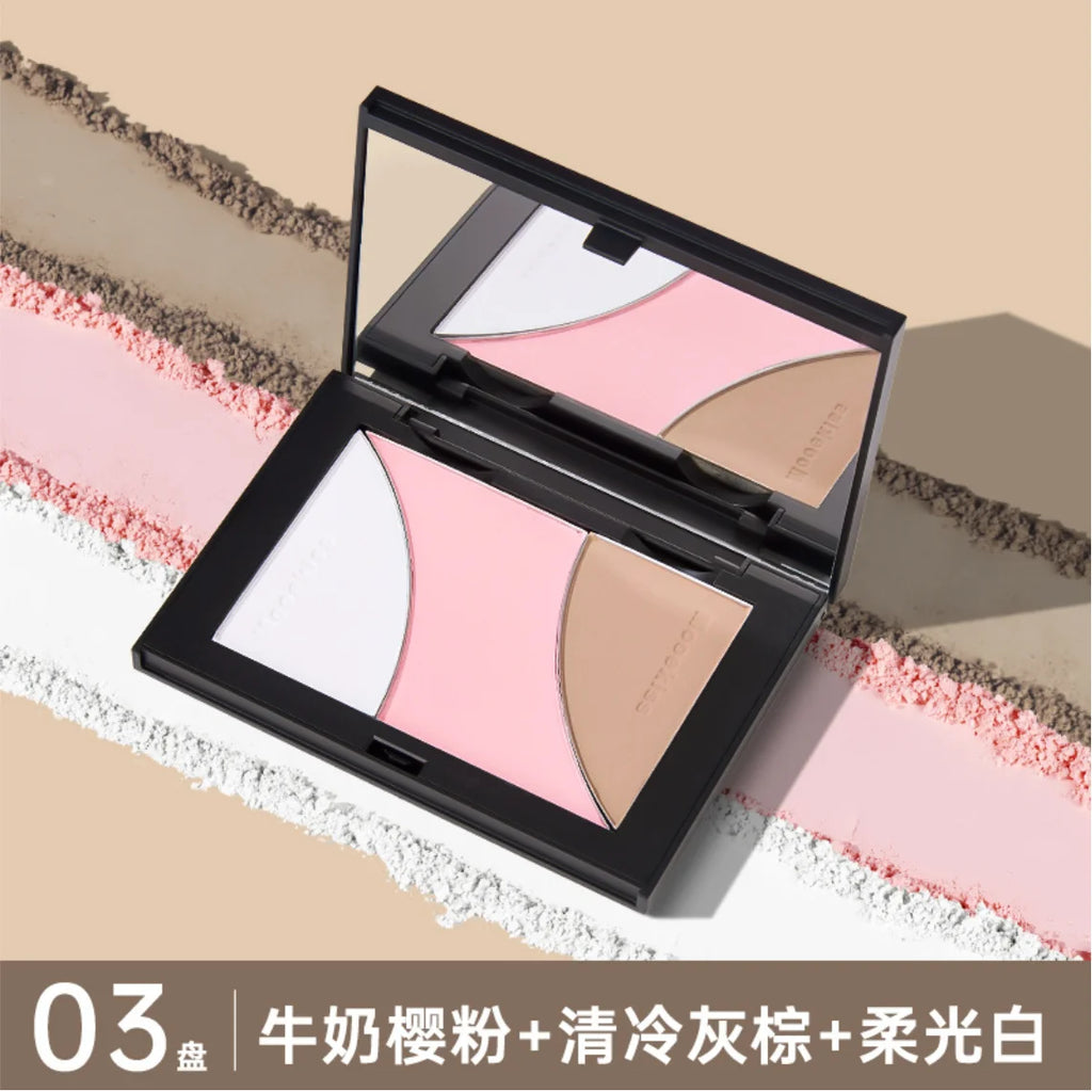 Mooekiss Three-color Contouring Plate Natural Brightening One Zpaxo 03