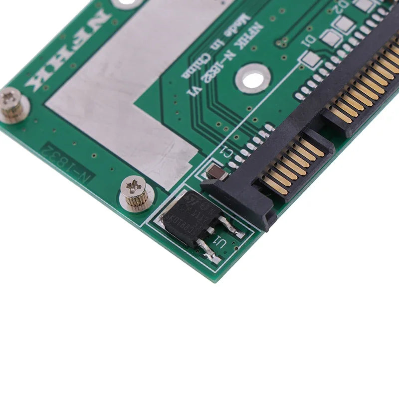 MSATA SSD to 2.5'' SATA 6.0gps adapter converter card module board mini pcie ssd Zpaxo