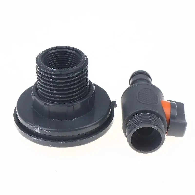 PVC Water Adapter Durable Tank Valve Quick Installation Rainwater Zpaxo