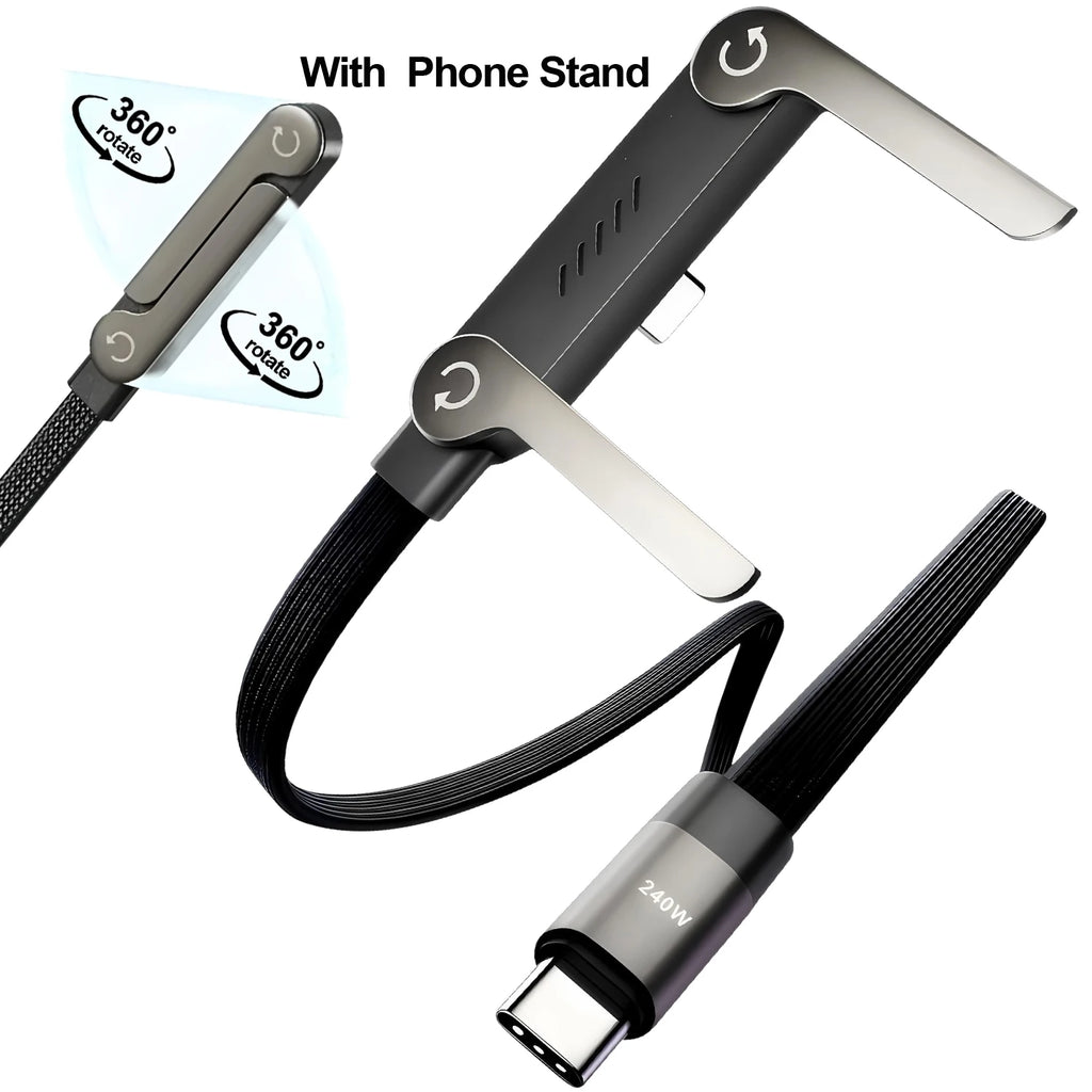 240W Fast Charging Invisible Holder Charger Cable Stand Built-in