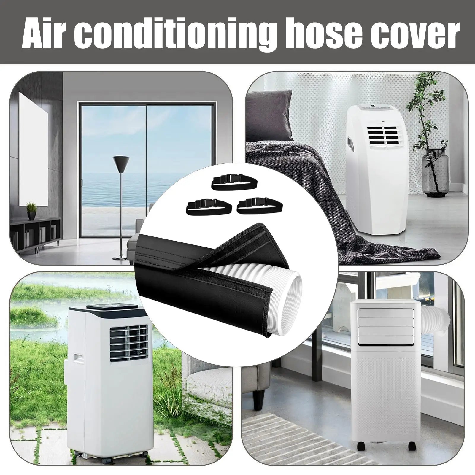 Universal Air Conditioner Hose Cover Dustproof AC Exhaust Sleeve