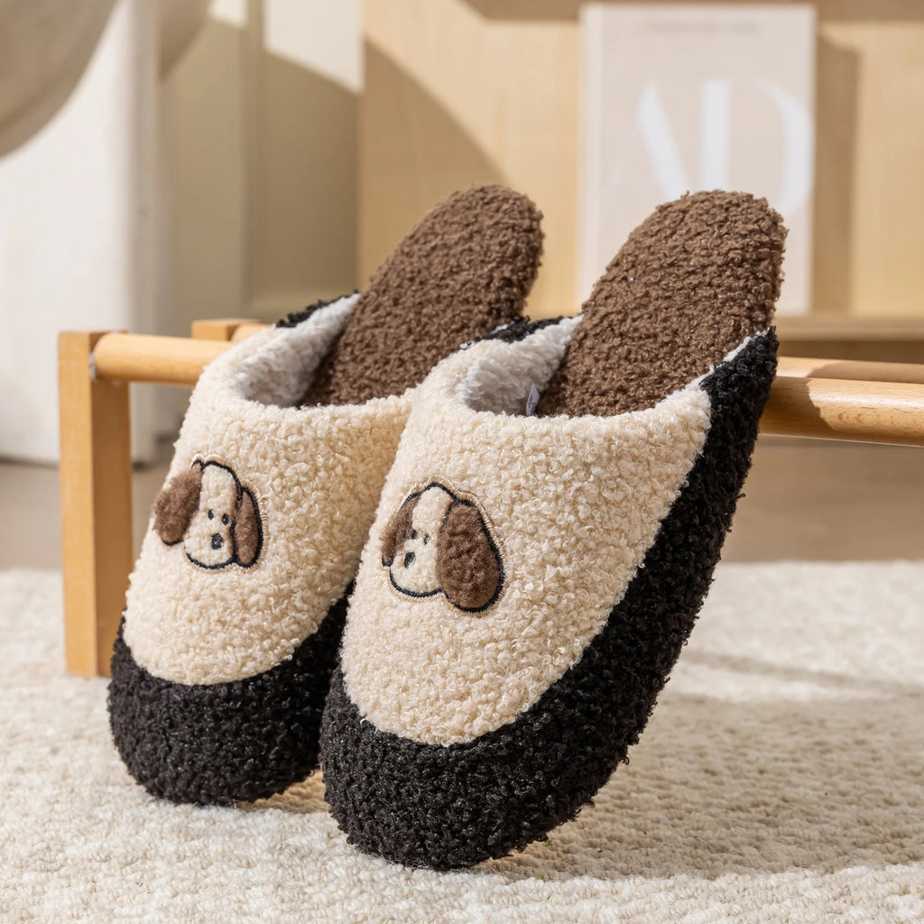 Ultra Soft Warm Fleece Lined Slippers Men Indoor Non-slip House Shoes