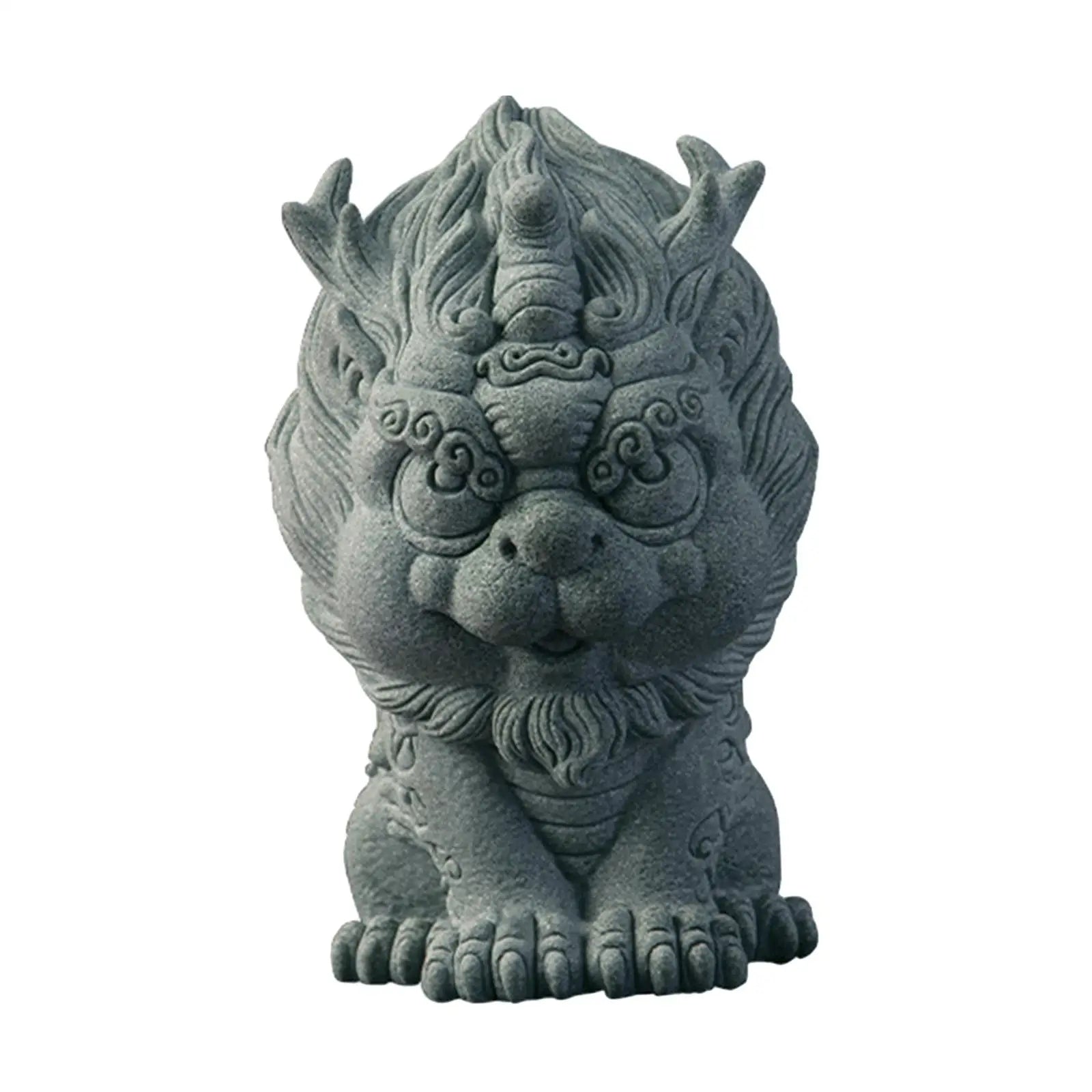 Lucky Beast Pixiu Decoration Chinese Traditional Style Desktop Home Decoration Tea Pet Collectible Sculpture Statue Decor Zpaxo
