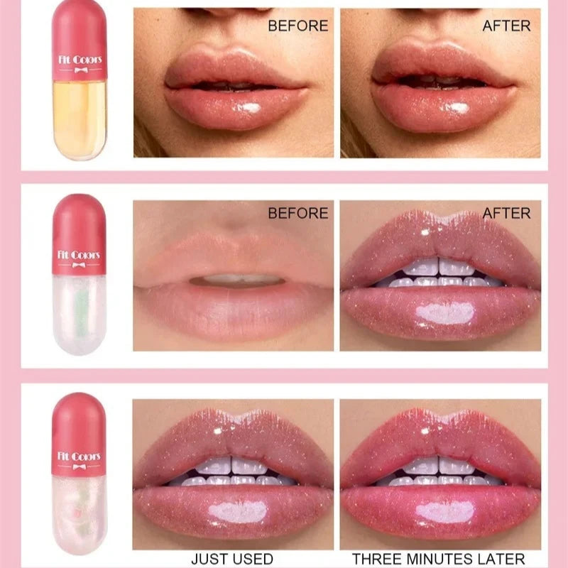 Capsule Liquid Lip Blam Moisturizing Transparent Changing Plumper