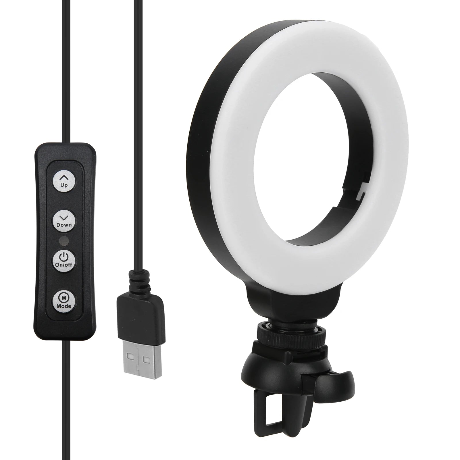 LED Dimmable Light Selfie Fill Clip Live Video Laptop Tablet