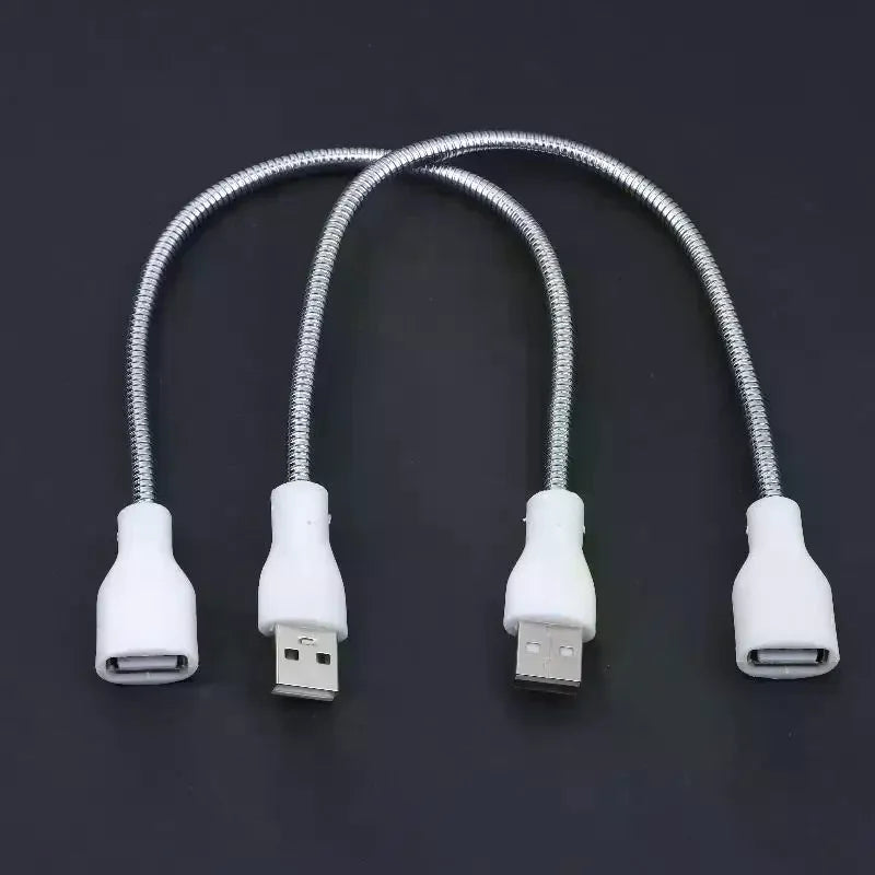 Flexible Metal USB Power Cable – LED Light & Fan Adapter USB Power Cable Zpaxo