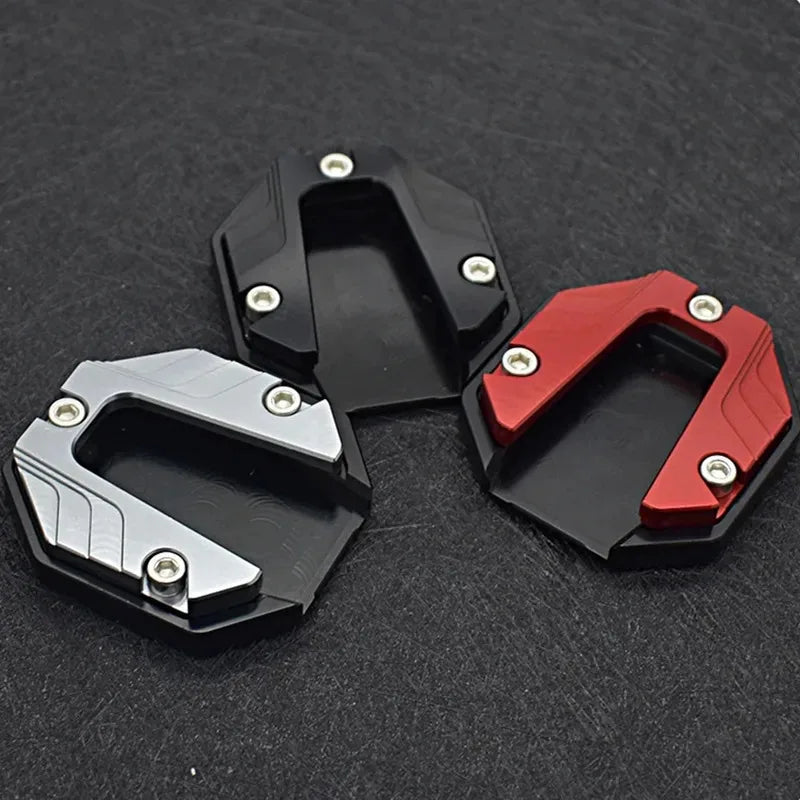 Aluminum Alloy Motorcycle Kickstand Extender Foot Pad 1/2/3pk