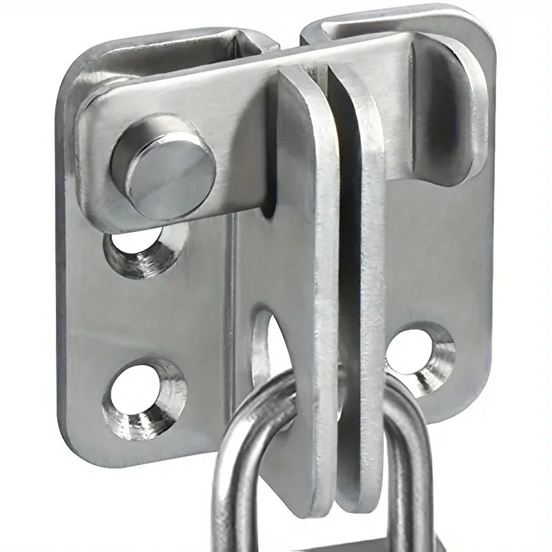 1pc Flip Latch Gate Latches Slide Bolt Latch Safety Door Lock Catch For Barn Cabinet Pet Cage Garden Bathroom Garage Window Slid Zpaxo silvery