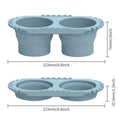 Foldable Silicone Paint Brush Washer Cup – Cleaner & Holder Paint Brush Washer Zpaxo Blue