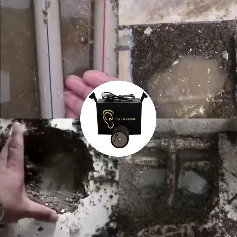 Water Leak Detector Multi-functional Sound Detector For Pipe Water Leak Suitable For Leak Detection Of Various Construction Pipe Zpaxo