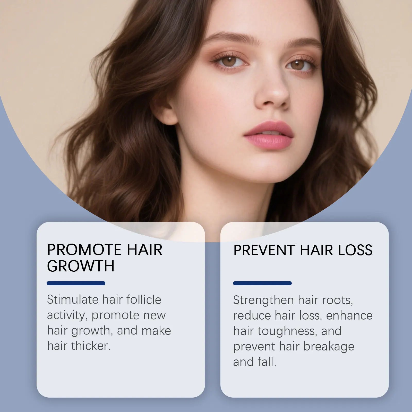 Hair nourishing spray strengthens hair, nourishes hair follicles, improves hair quality, plump and shiny daily hair care Zpaxo