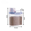 Freshness Lock Tank Pet Food Storage Measuring Cup Stop Waste