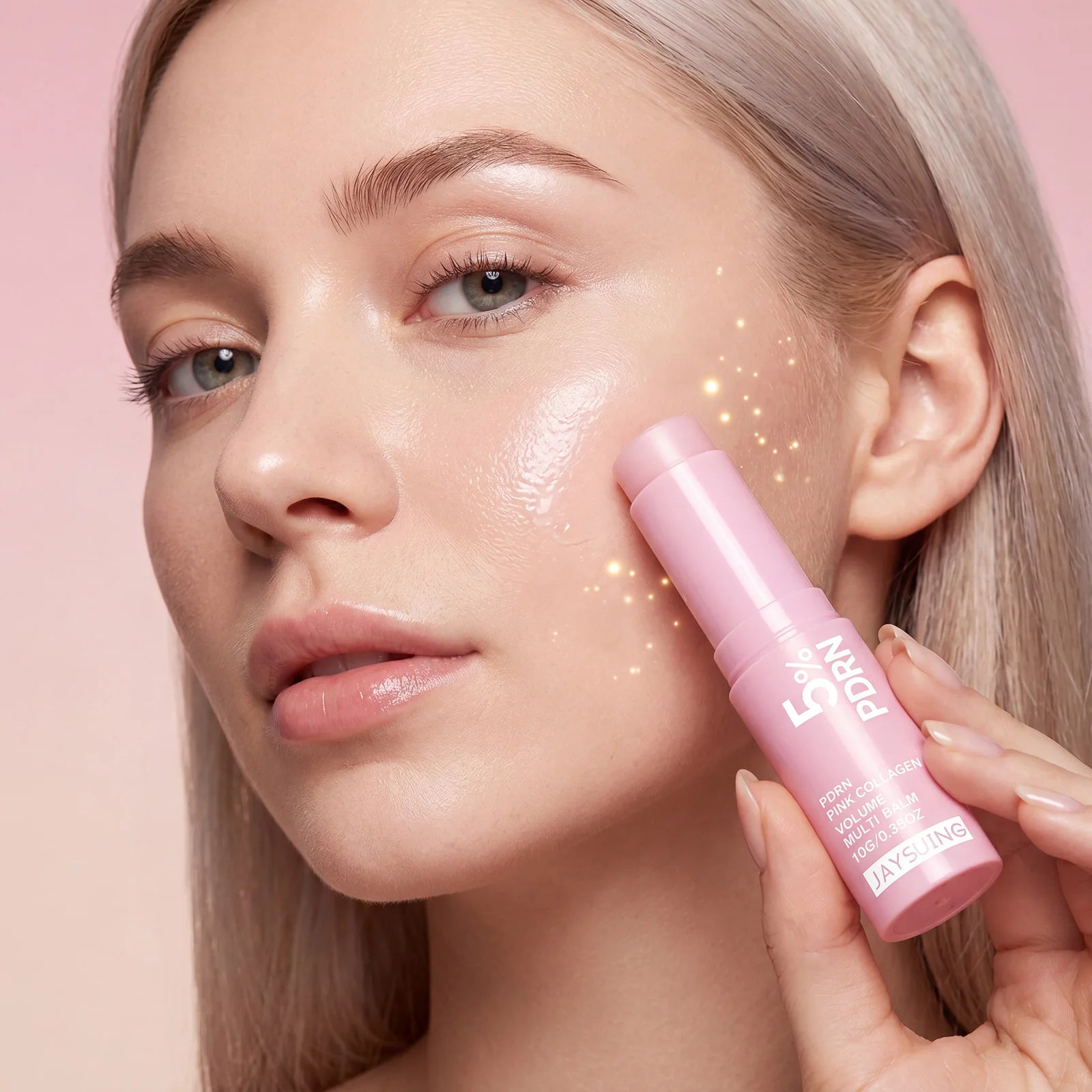 PDRN Pink Collagen Multi Balm Stick – Face, Lips & Neck Collagen Balm Stick Zpaxo