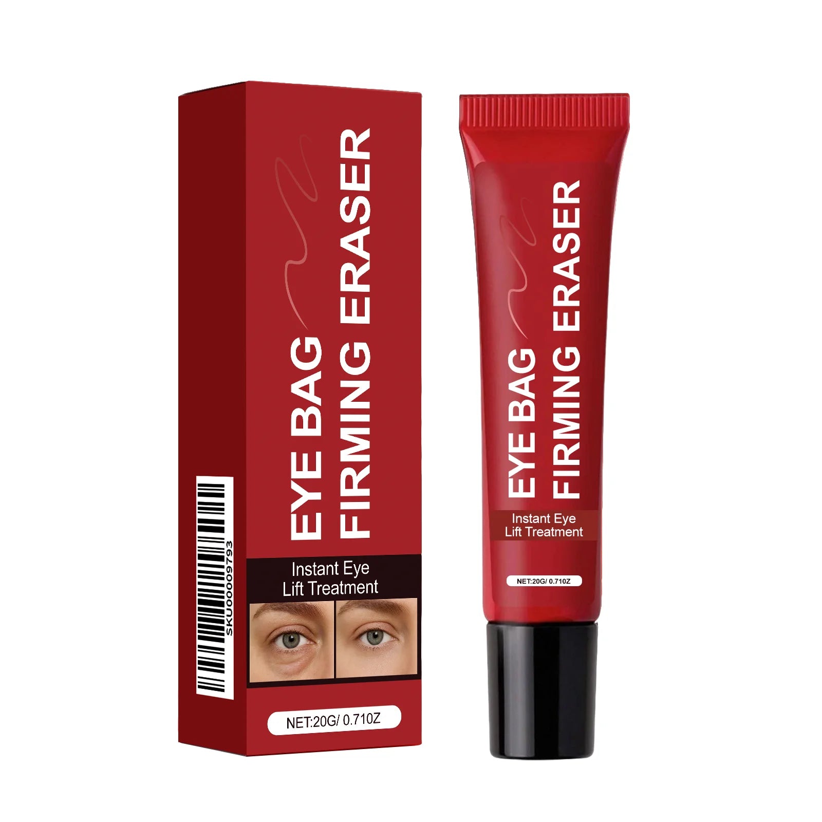 Retinol Eye Cream Firming Eye Bags Lightening Dark Circles Anti Aging Moisturizing Tightening Skin Instant Eye Lifting Treatment Zpaxo 20g Boxed