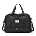 Quilted Fashion Duffle Bag – Lightweight Weekender Travel Bag Weekender Duffle Bag Zpaxo black