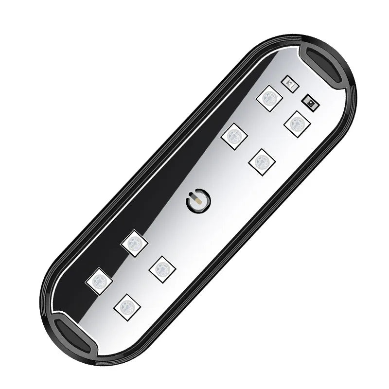 2Pcs Wireless RGB Car LED Door Lights with USB Magnetic Auto Ambient Lamp Welcome Projector and Door Sill Warning Puddle Light Zpaxo