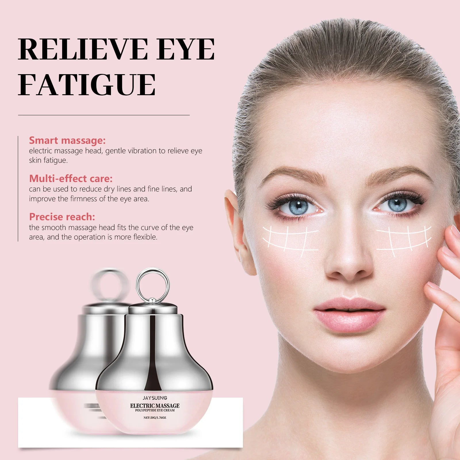 Jaysuing Electric Roller Eye Cream – Firm, Brighten & Hydrate Electric Eye Cream Zpaxo