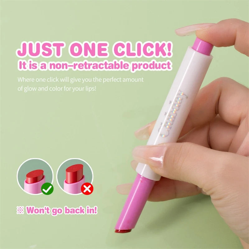 Water Glossy Mirror Lipstick Lasting Moisturizing Lip Balm Glitter Pearl Solid Lip Gloss Sexy Red Brown Non-Stick Cup Lip Tint Zpaxo
