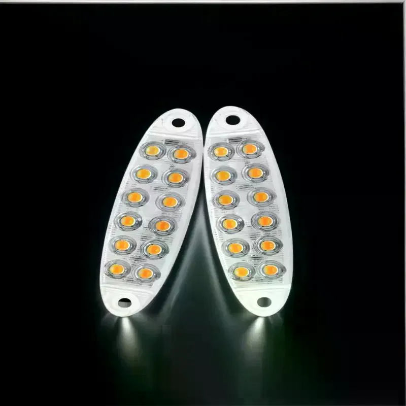 Solar LED Strobe Warning Light for Car, Motorcycle & Truck