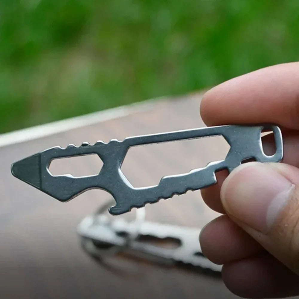 Mini EDC Pry Bar – Hex Wrench & Bottle Opener Bike Tool EDC Multi-Tool Zpaxo