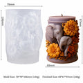 3D Elephant Silicone Candle Mold – Resin & Aromatherapy Craft Silicone Candle Mold Zpaxo color 1