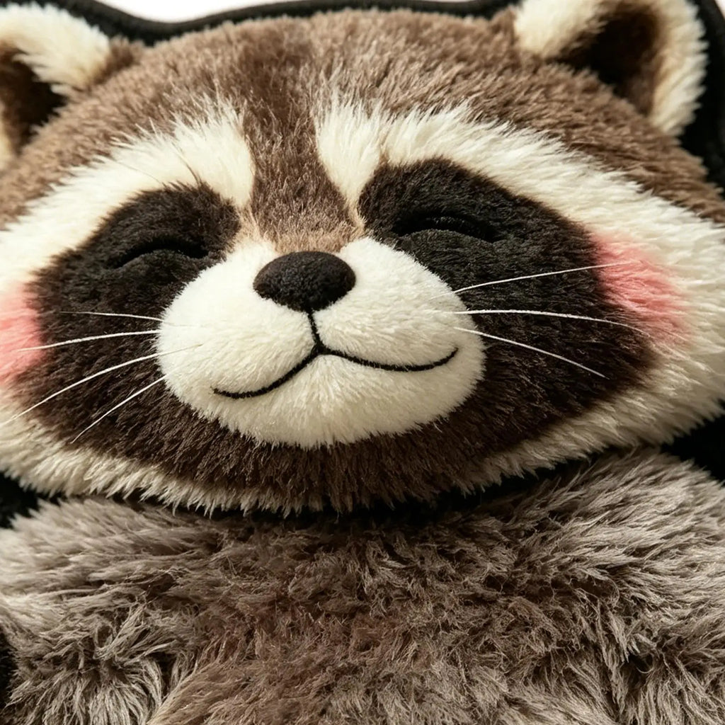 Animal Area Rug Raccoon Pattern Carpet Mat Soft Home Dining Bedroom