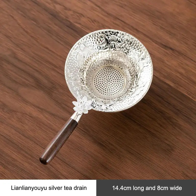 Quality Metal Mesh Tea Strainer Stainless Steel Filter Sieve Teaware Lace Tea Drain Useful Tea Infusers Kitchen Accessories Zpaxo A1