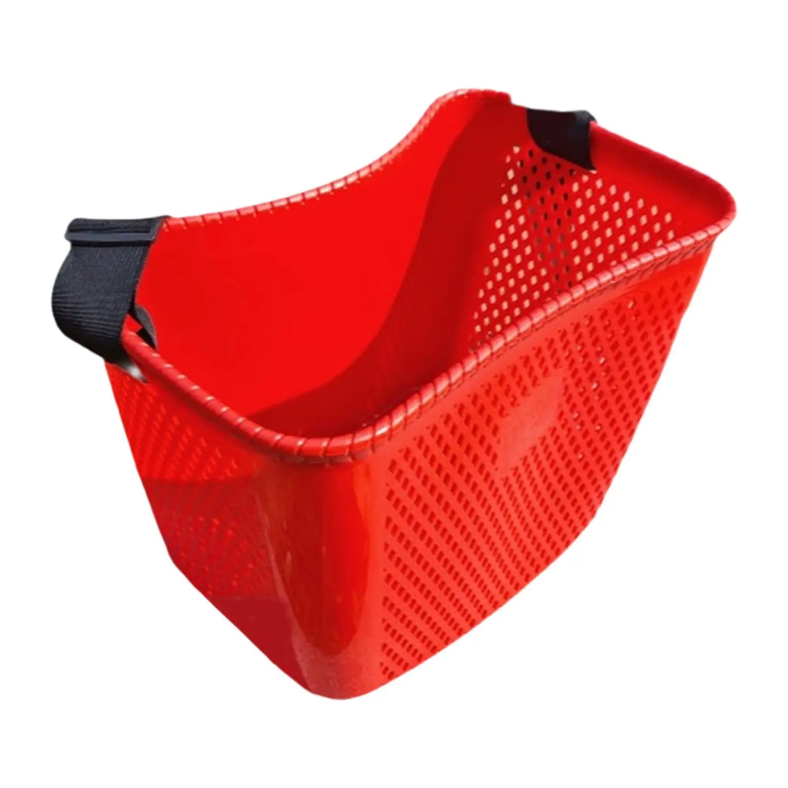 Fruit Picking Basket with Adjustable Shoulder Straps Easy to Clean Multifunctional Picking Bucket for Gardening Tool Backyard Zpaxo Red