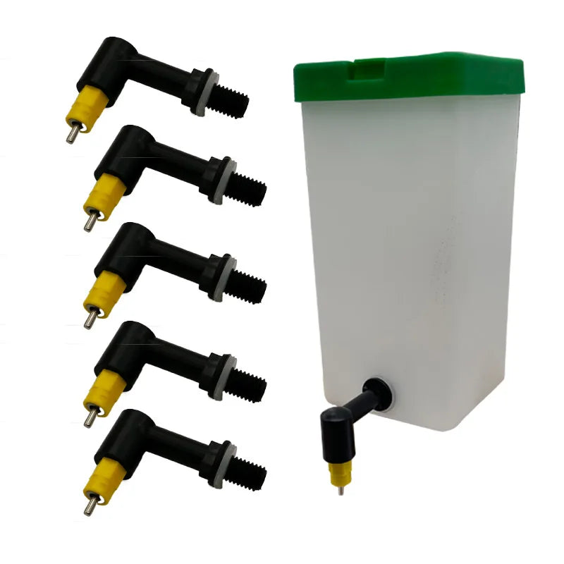 2 4 Chicken Waterer Nipples Drinkers Quail Chicks Turkeys Ducks