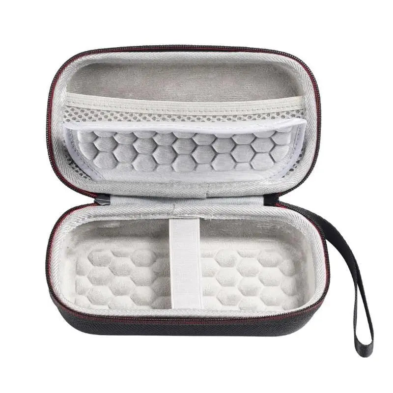 652F Storage Box for RG40XX H Handheld Console Carrying Case with Mesh Pocket Lanyard Zpaxo interior gray CN