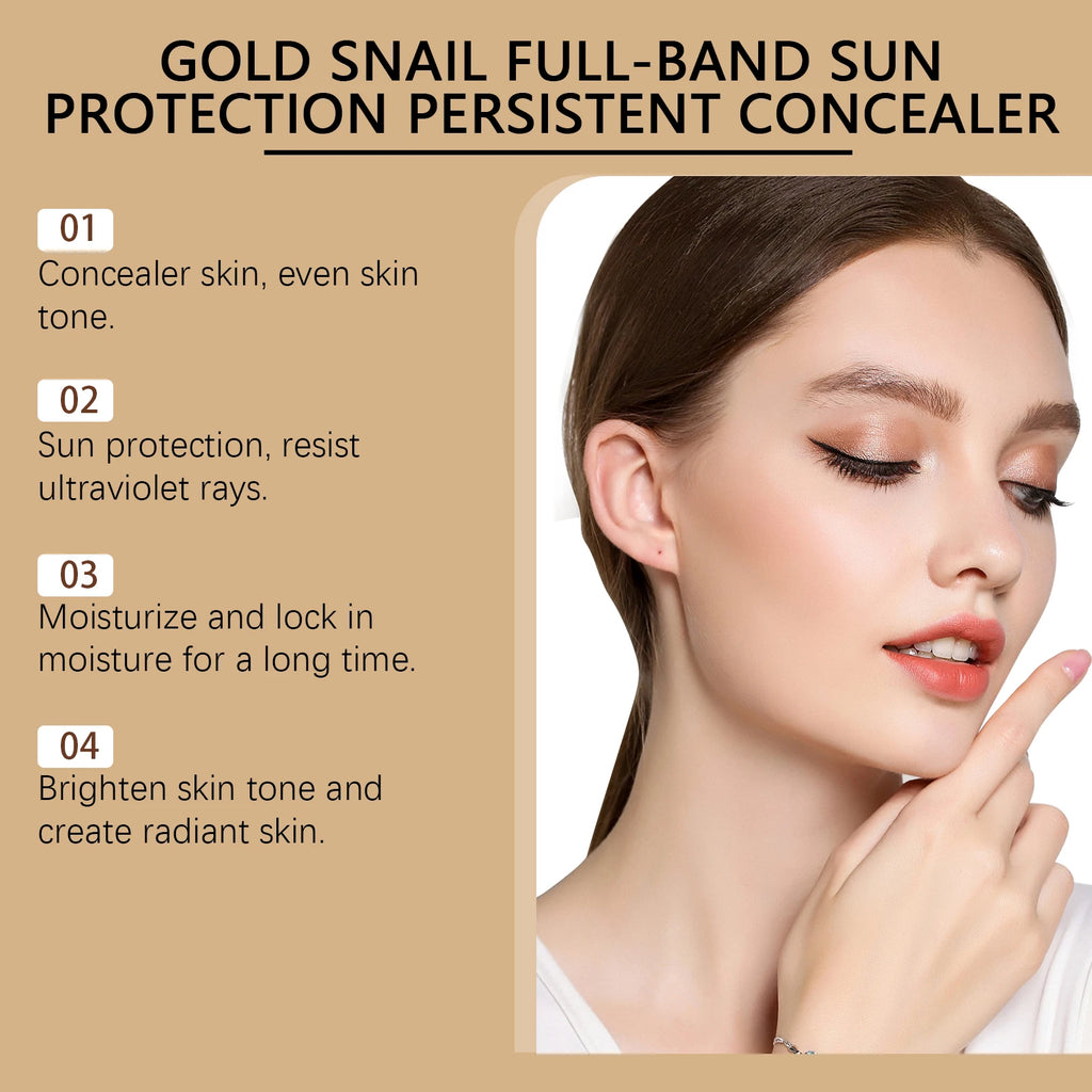 Long-Lasting Waterproof Makeup Sunscreen BB Cream Liquid Foundation Concealer Moisturizing Brightening Lightweight Skin Outdoor Zpaxo