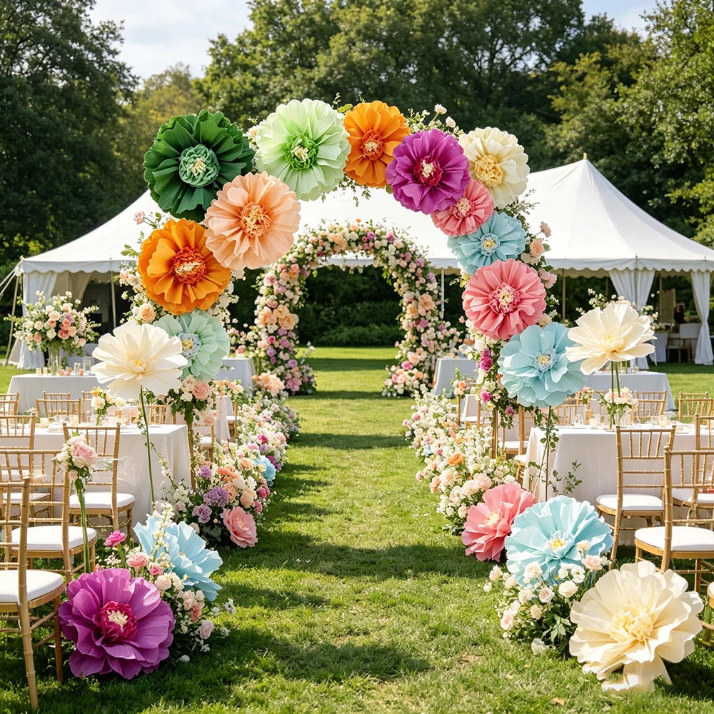 Giant Tissue Paper Flowers Large Crepe Decorations Home Mother's Day