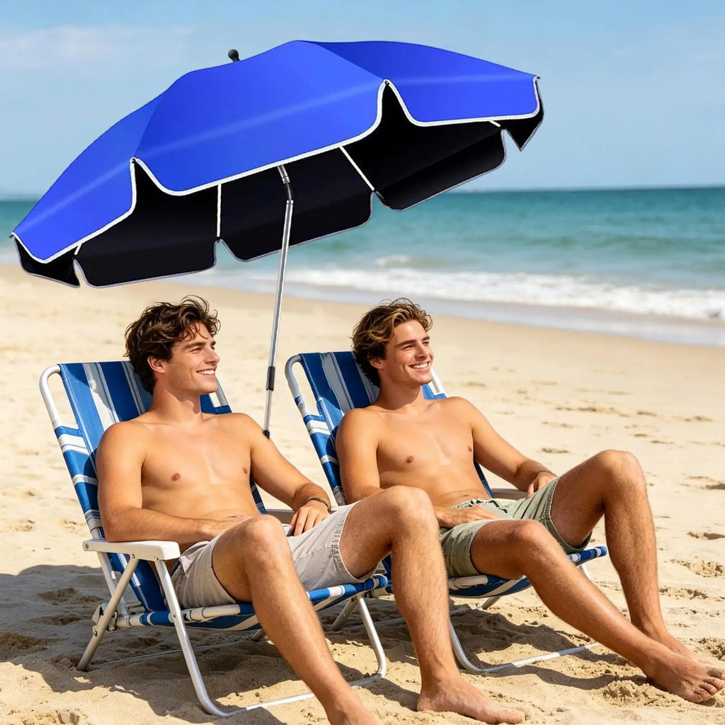 Umbrella For Chairs With Clamp 360 Adjustable UV Protection Clip On Shade Chair Railing Clamp Umbrella For Outdoor Camping Beach Zpaxo