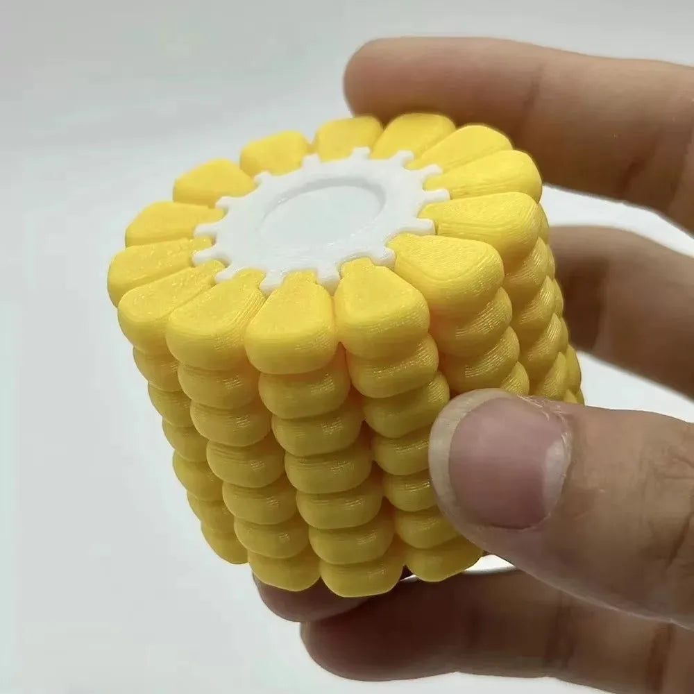 Funy Toys 3D Printing Corn Magic Cube Stress Relieving Tetris Jigsaw Puzzle Originality Becrypt Brain Burning Developmental Toys Zpaxo