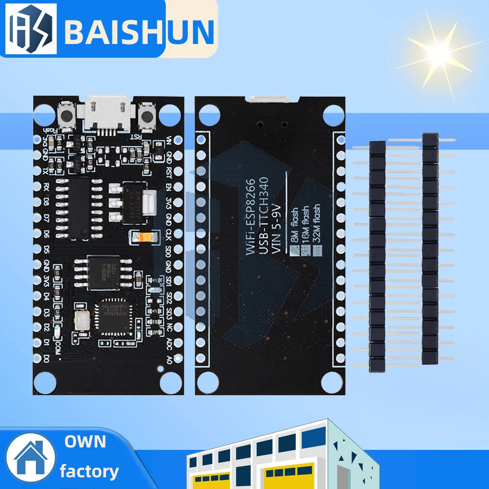 ESP8266 NodeMCU V3 Development Board CH340G USB-C Wi-fi Module 4MB Zpaxo