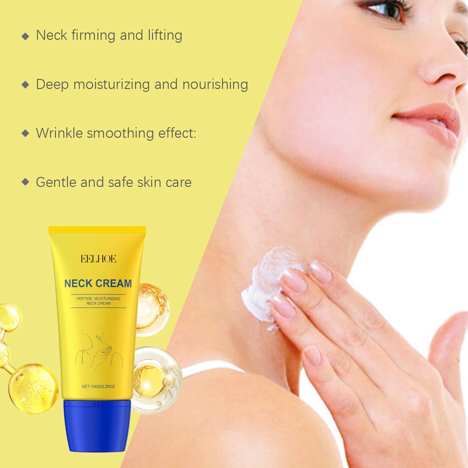 EELHOE Firming Neck Cream – Anti-Aging Lifting & Tightening Anti-Aging Neck Cream Zpaxo