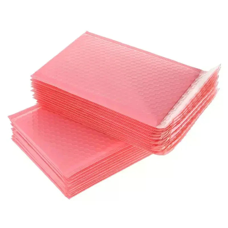 100pcs Bubble Mailers Pink Bubble Mailer Self Seal Padded Envelopes Gift Bags For Book Magazine Lined Mailer Self Seal Zpaxo