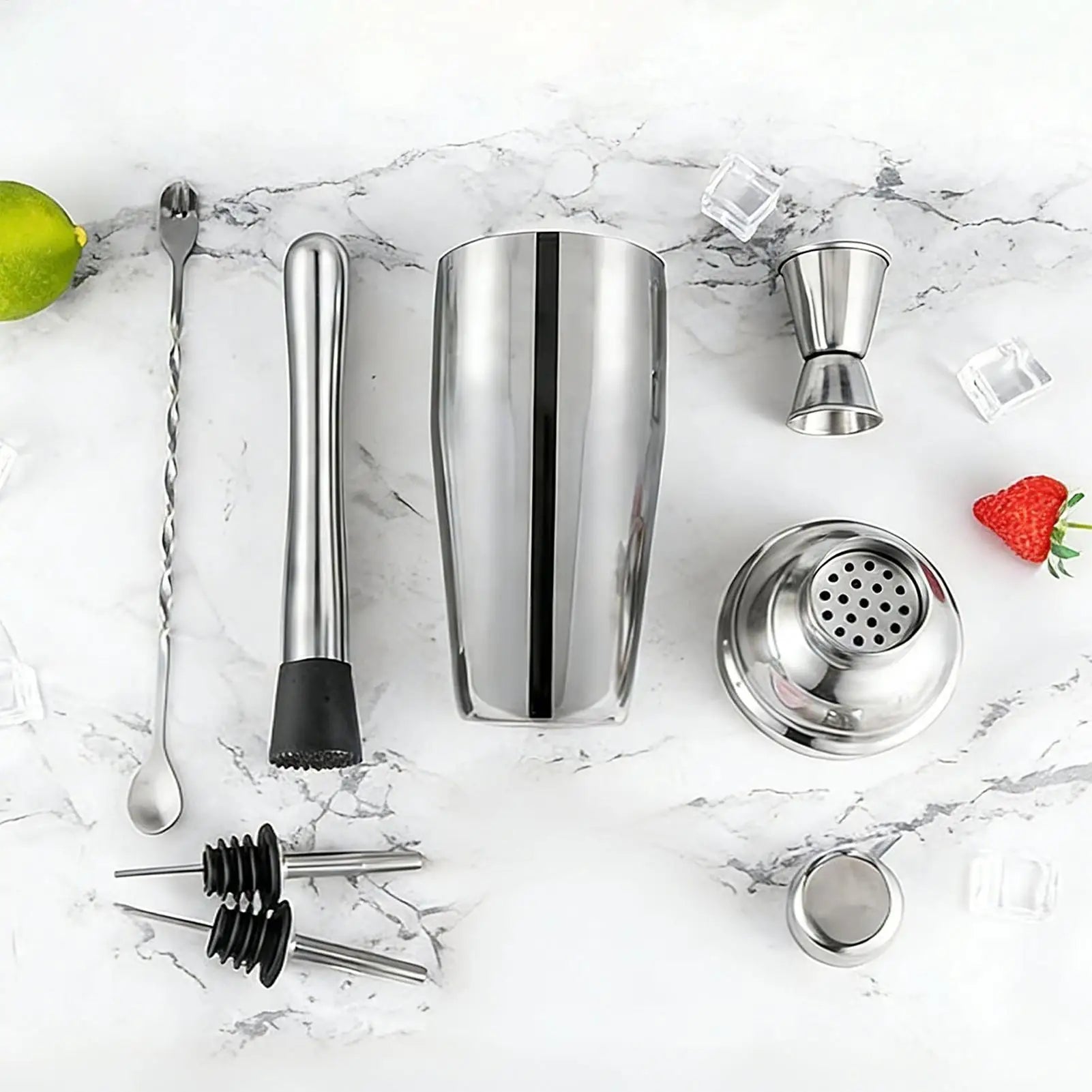 Bartender Drink Shaking Accessories Jigger Muddler Cocktail Bar