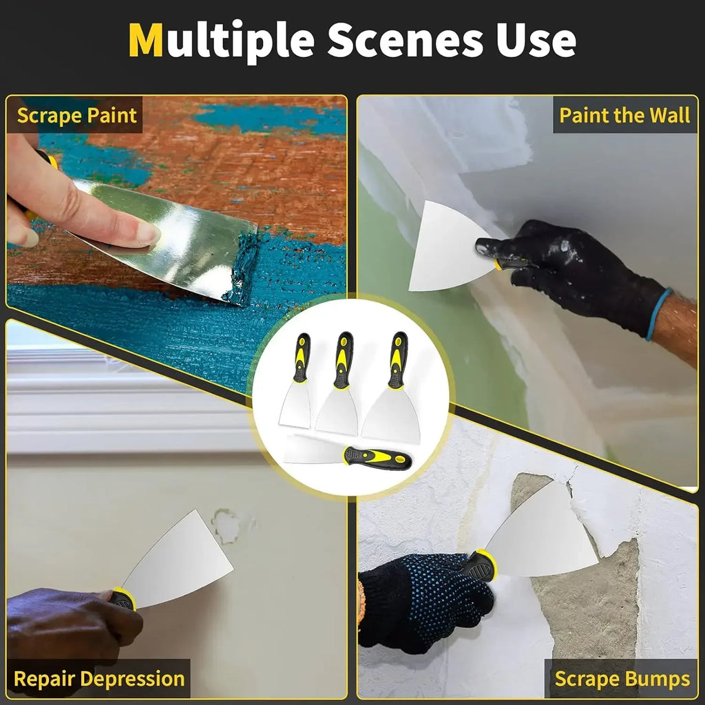 Putty Knife Spackle Paint Scraper Tool No Rusting Perfect Repairing
