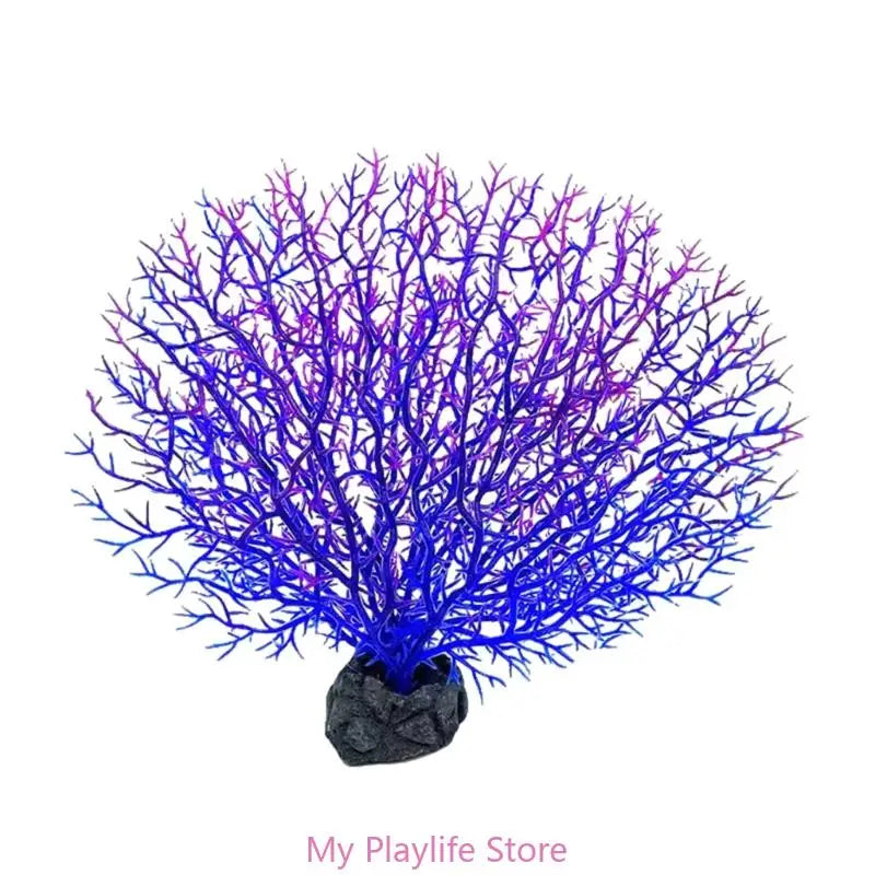 Tree Shape Resin Coral Aquarium Decoration Fish Tank Landscaping Decor Sea Iron Tree Plastic Coral Aquarium Decor Plants Zpaxo