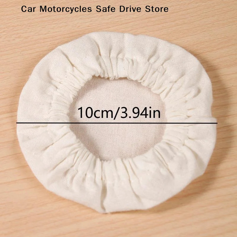 M4 Reusable Cotton Sourdough Jar Covers Breathable Fabric Perfect