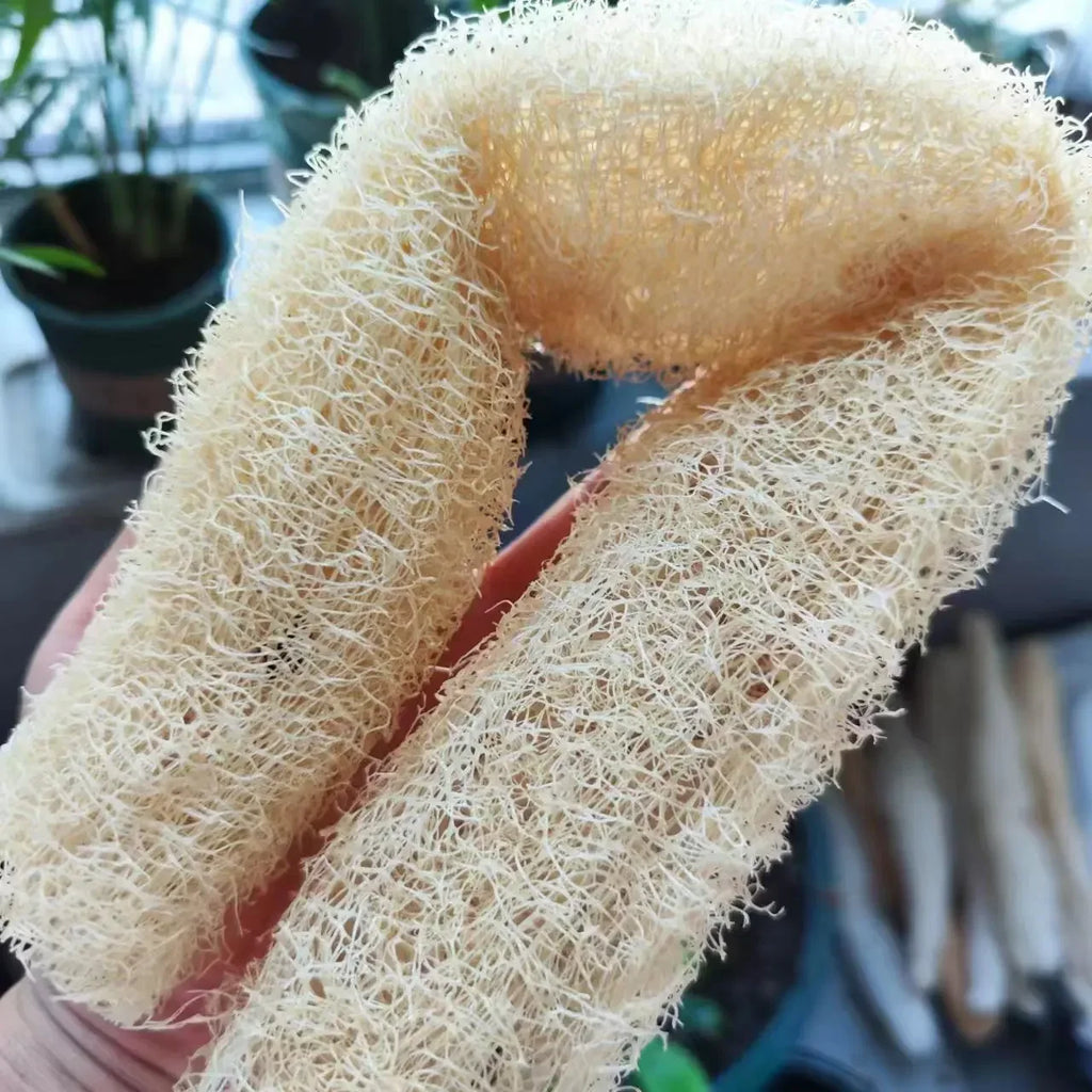 Natural Loofah Scrubber Multi-purpose Cleaning Tool Kitchen Bathroom