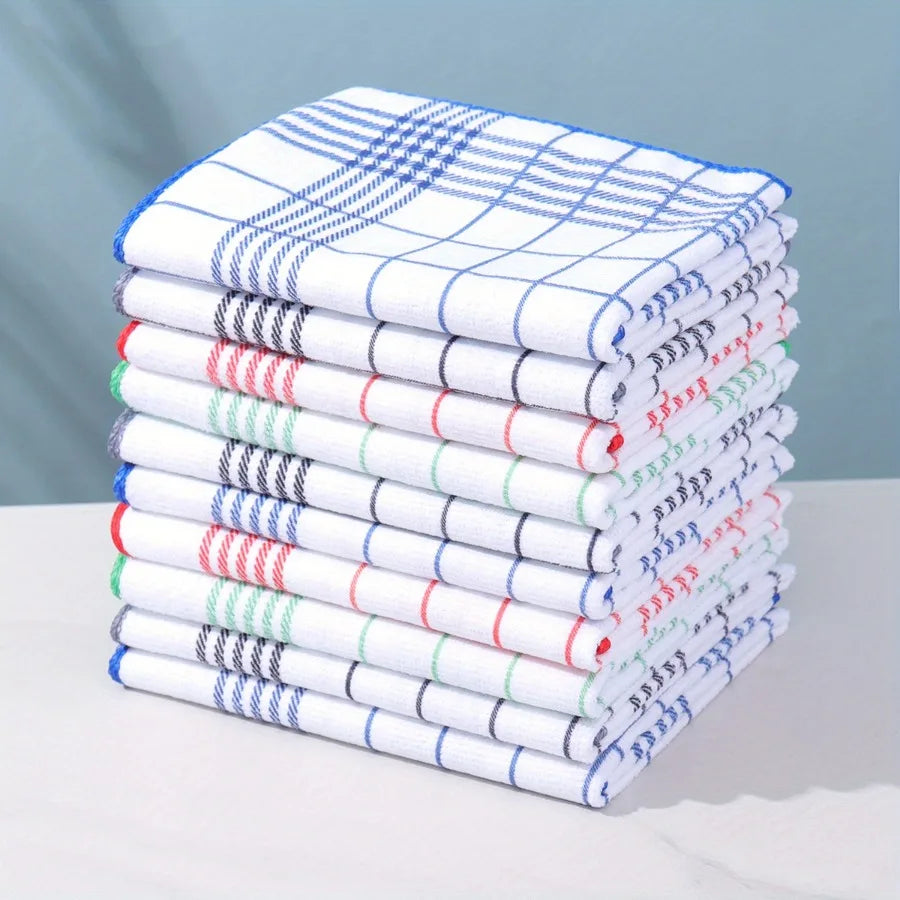 Large 40x60cm Absorbent Lint-free Dish Cloths Quick-drying Soft
